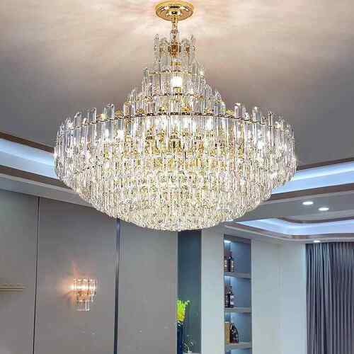 现代简约水晶吊餐灯客厅灯318大房气高欧式新款酒店客档卧室厅灯