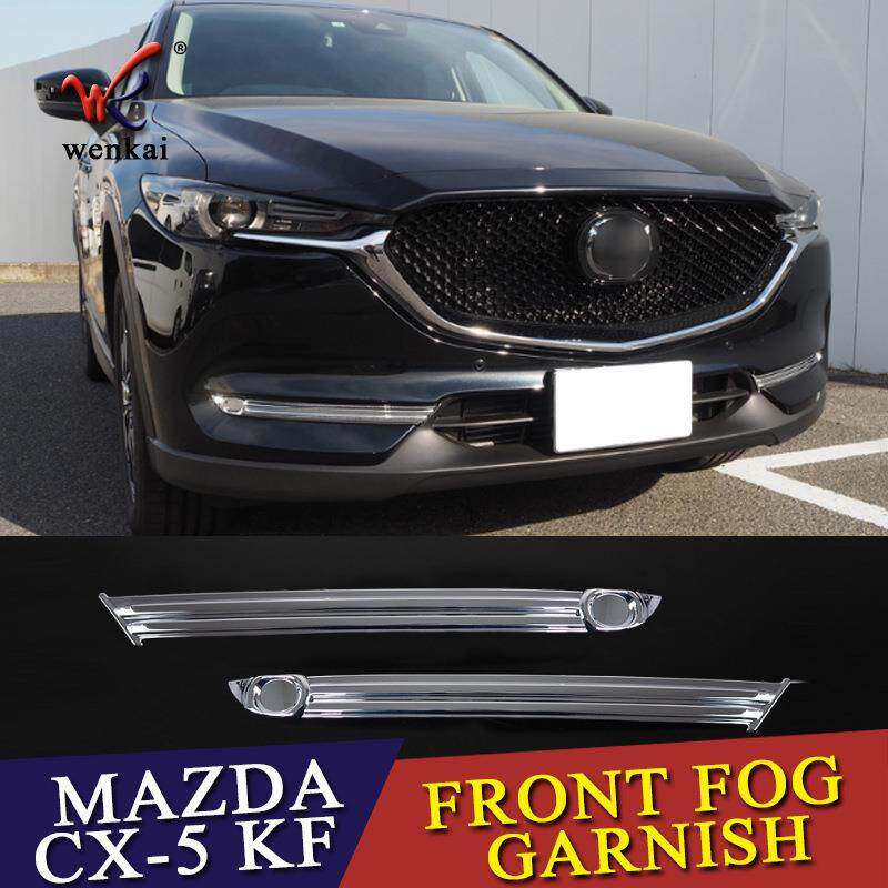 温凯17款马自达CX-5 KF改装前雾灯框 新款CX-5前雾灯饰