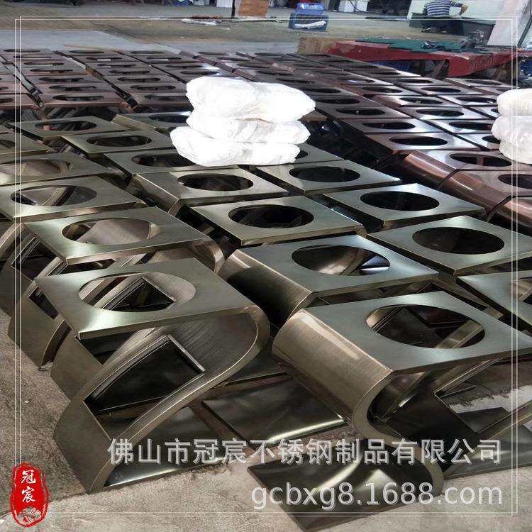镜面不锈钢水波纹沙盘 售楼部造型双曲弧形不锈钢模型沙盘底座