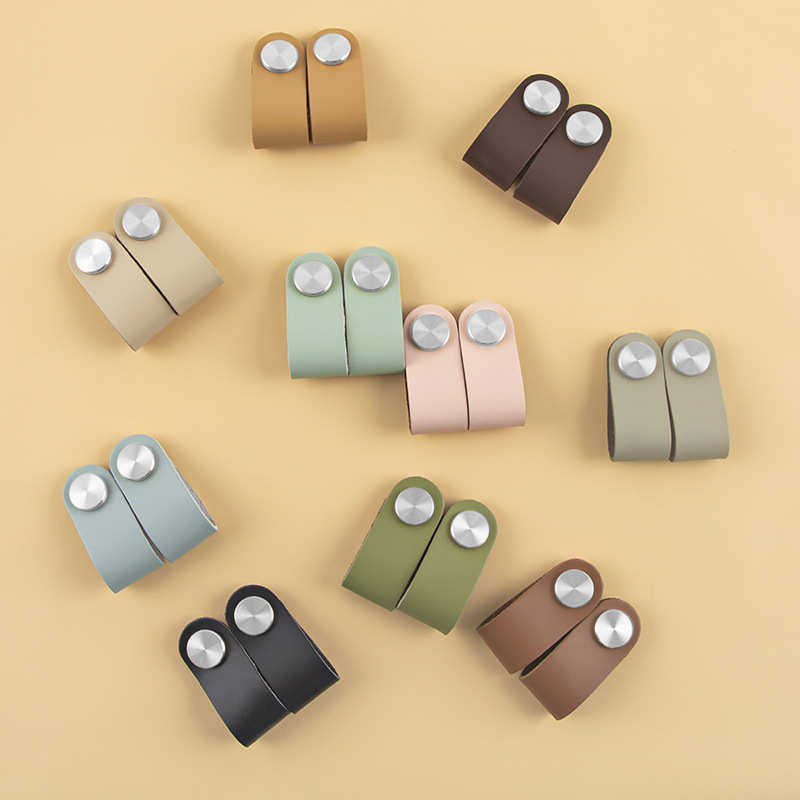 北欧风皮把手衣柜门鞋柜门 电视柜榻榻米抽屉柜门拉手304不锈钢头,住宅家具,拉手,淘宝优惠券,粉丝福利购,淘宝优惠卷