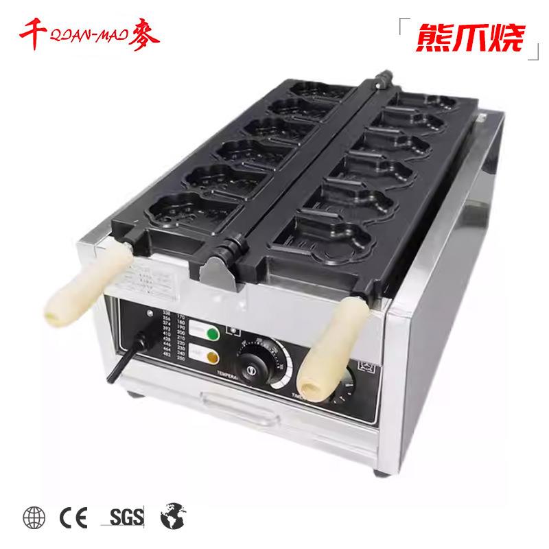 网红小熊掌熊爪机熊姫烧大猫爪烧华夫饼车轮饼机小吃摆摊机器