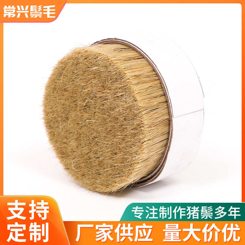 水煮猪鬃掺丝毛刷原料动物毛鬃及刷子用品清洁养护猪鬃刷毛子惨丝