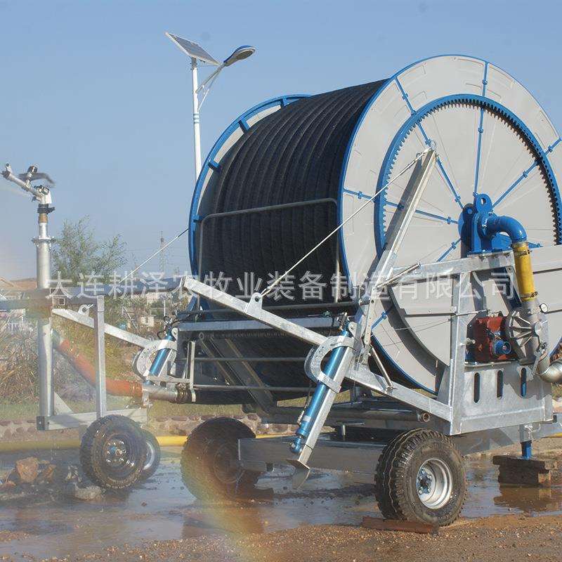 辽宁喷灌厂家自动浇地浇水系统卷盘式喷灌机农用灌溉车