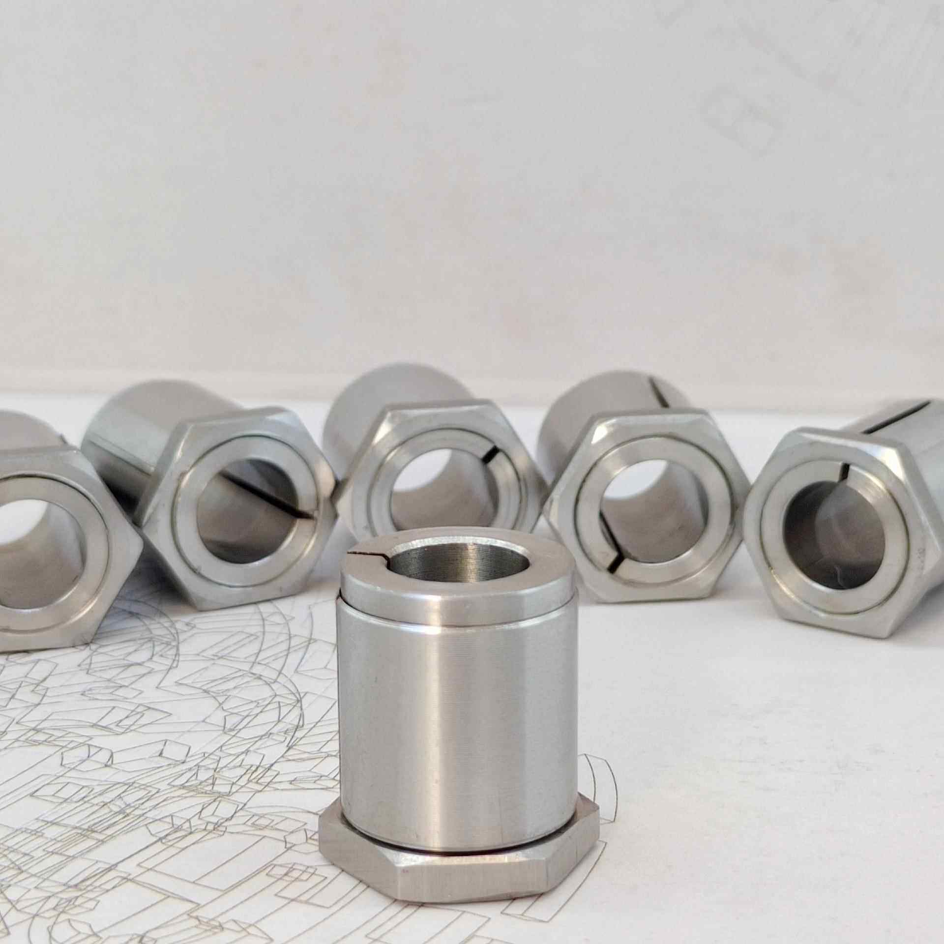 STK600螺母不轴锈钢04材质胀紧套紧套免键轴HYG套免键型衬涨涨套