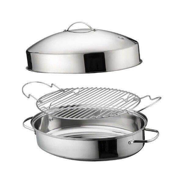 Roasting Pot Practical Comfortable Handle Food Steamer for