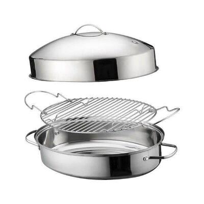 Roasting Pot Practical Comfortable Handle Food Steamer for