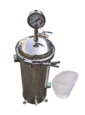 卡304不式锈QHA钢分离固液网箍精过滤器3号大容量密加压单袋过滤