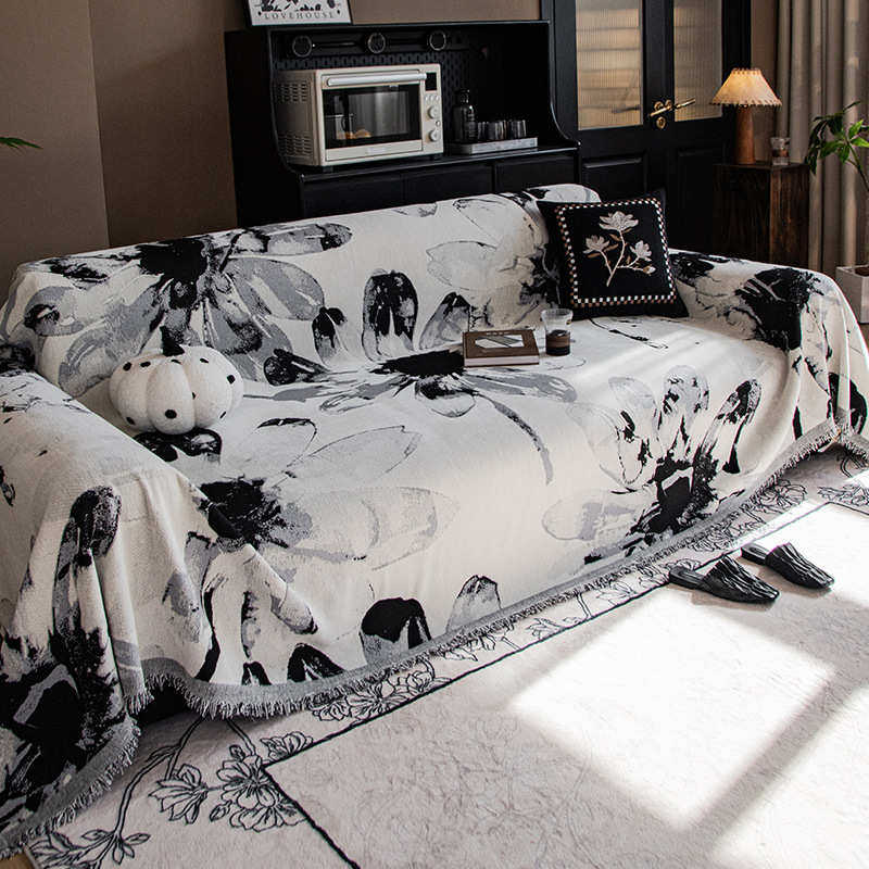 巾全通用罩雪盖布感一高级欧式沙发四季套沙发尼尔防尘片式全包布