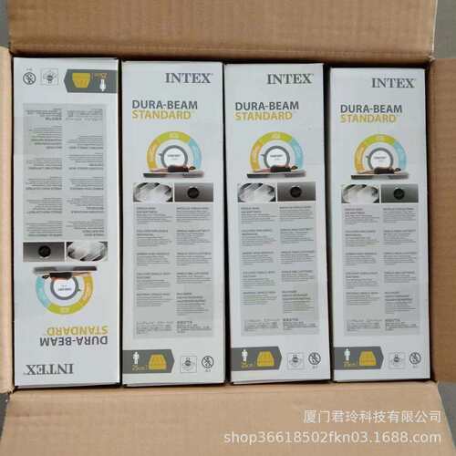 INTEX 64101 单人线拉充气床居家充气床垫野营户外空气床垫