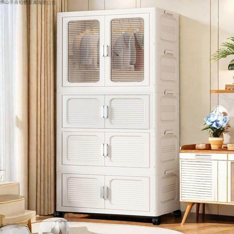 免安装收纳柜家用宝宝衣服整理柜儿童小衣橱可折叠储物柜简易衣柜