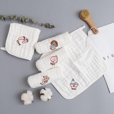 cotton gauze baby face saliva towel handkerchief for infant