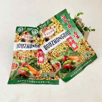 豆中宝干酱东北特产大酱无蔗糖农家黄豆酱豆瓣酱150g*10包调料品