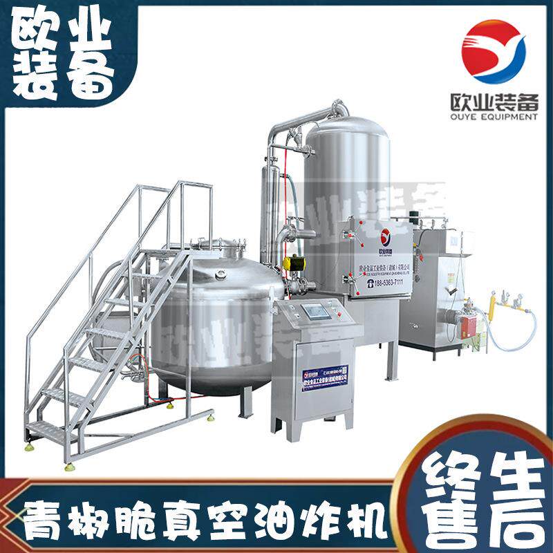 莲藕脆片真空油炸机 果蔬脆薯片加工生产线 香酥鱼低温油炸机器