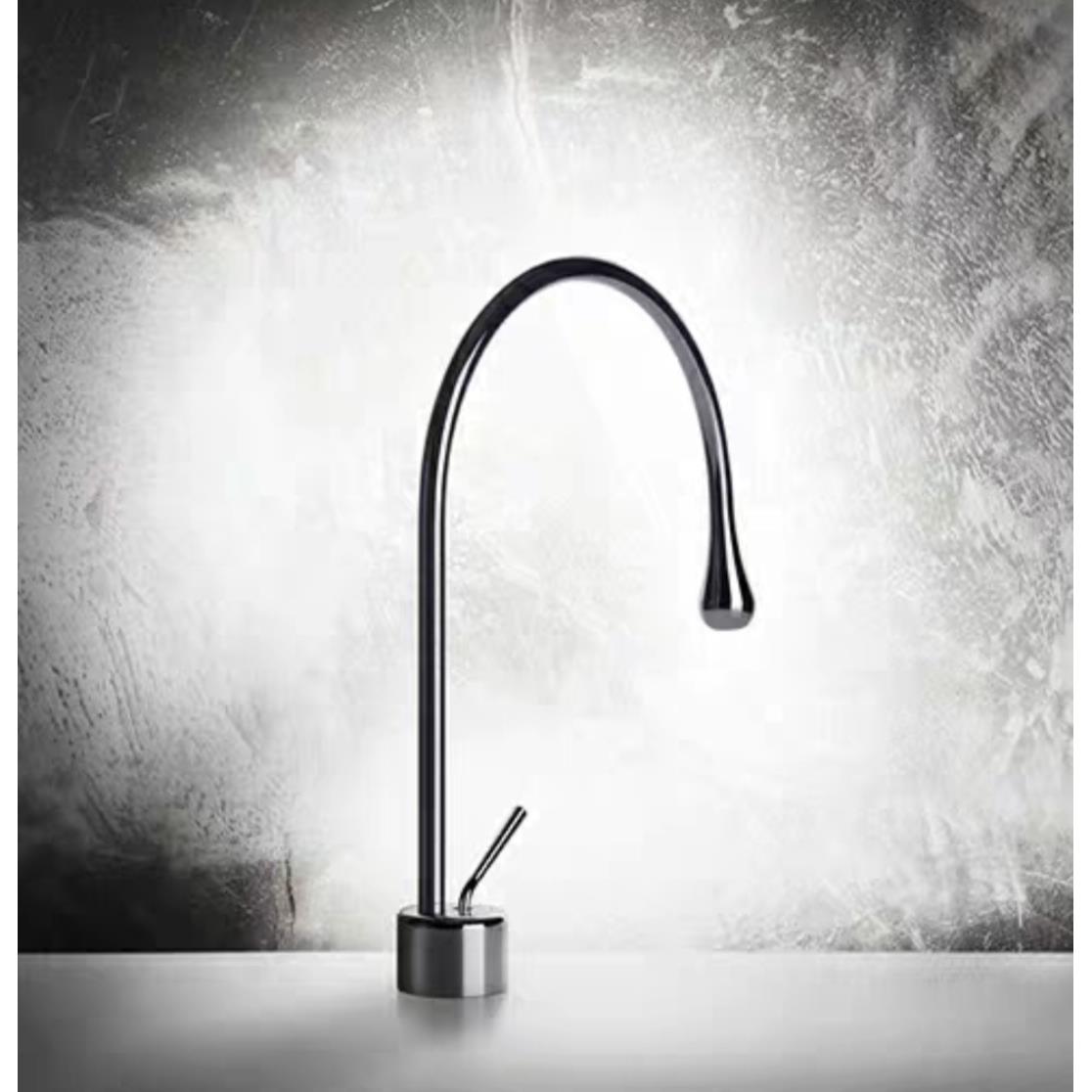 意大利GESSI捷仕同款Goccia台上盆中岛台旋转面盆冷热水滴龙头