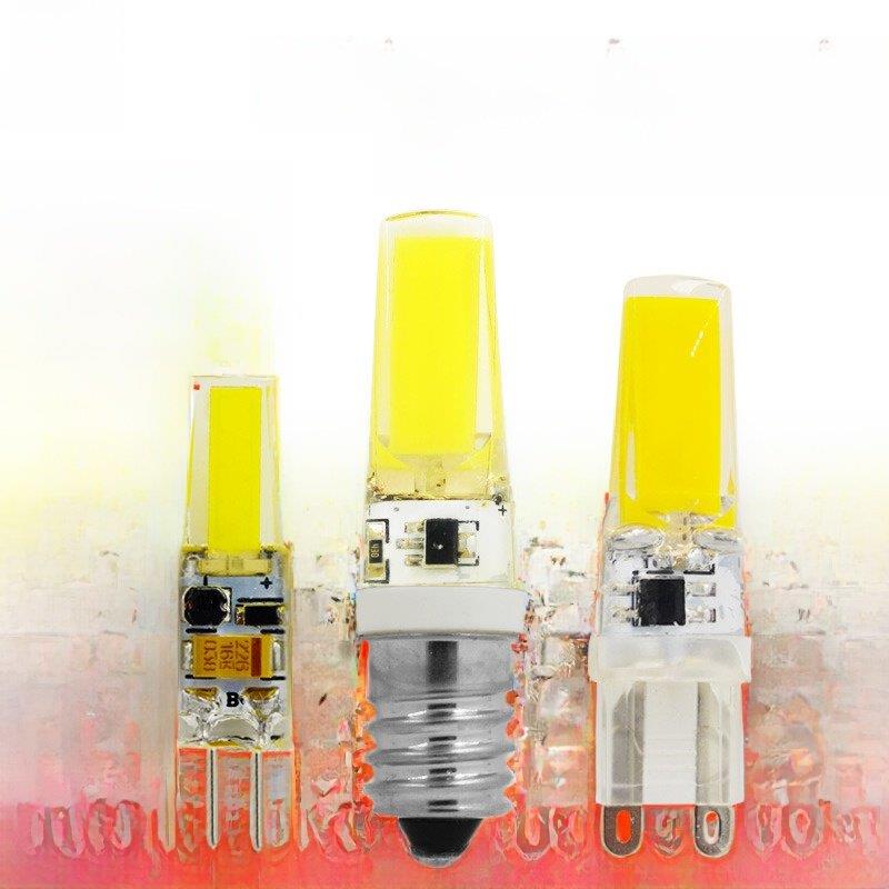 g4 led灯珠12V3W插脚小灯泡 G9可调光灯泡e14小螺口灯泡 卤素灯泡
