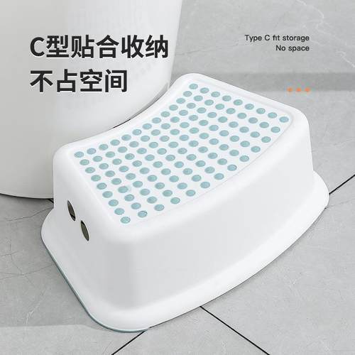 加厚防滑脚踏马桶浴室壁挂凳椅