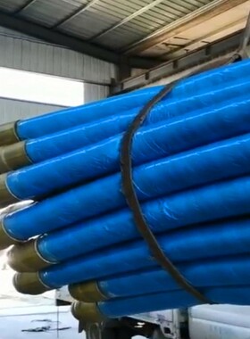 125泵车耐磨软管泵车末端3米橡胶软管高压混凝土输送软管