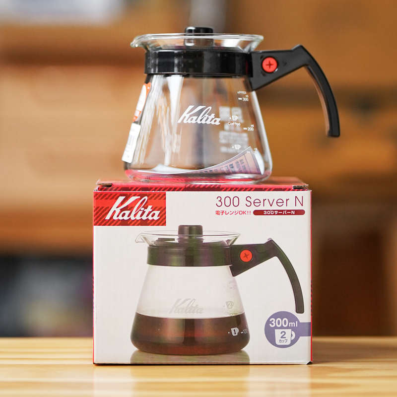 日本kalita手冲咖啡分享壶套装滤杯挂耳玻璃带刻度日式冲泡咖啡壶