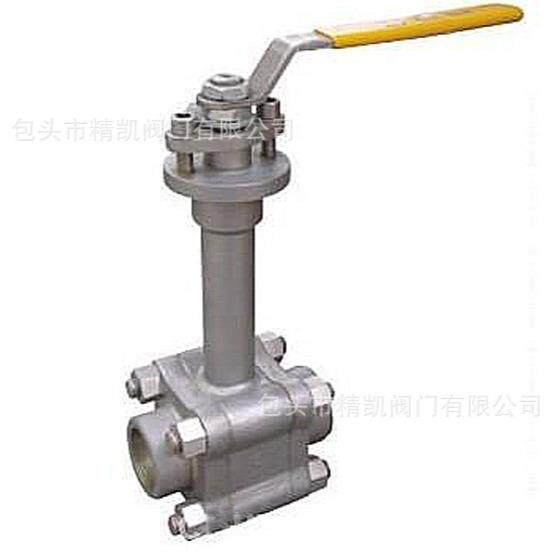 天然气液氧液氮配套阀门DQ11F内螺纹长轴低温高压球阀