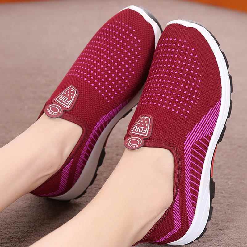 高档妈老北布鞋女时京尚款妈鞋中老年步鞋防滑轻便老人鞋休闲健运