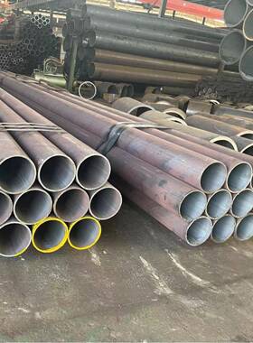 供应无缝管Q345B厚壁冷拔无缝管16mn钢结构建房大口径合金无缝管