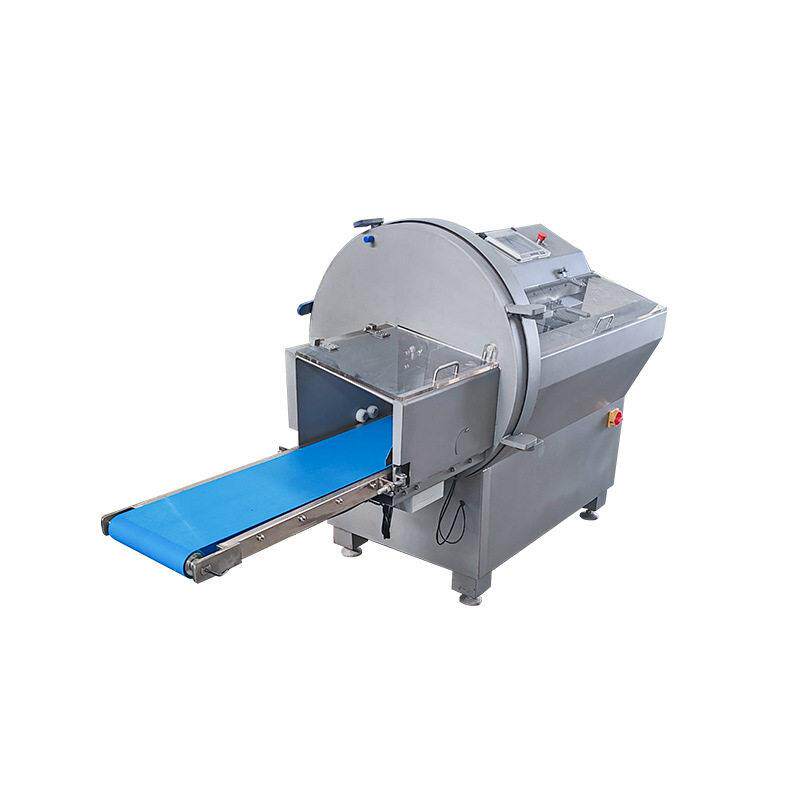商用冻肉牛腩切片机熟牛肉羊肉切薄片机全自动肋排牛排砍排设备