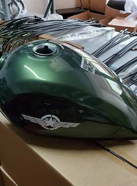 银钢原厂YG200B巡逻者边三轮摩托车侉子国四电喷12L军绿色燃油箱