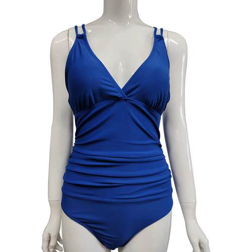 One-piece swimsuit, belly covering triangle swimsuit, back