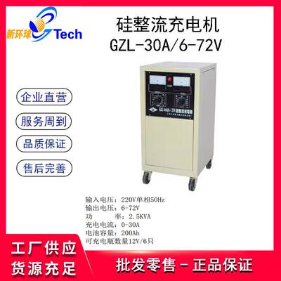 硅整流充电机GZL-30A-6/48V72V120V180V12-240V充电机