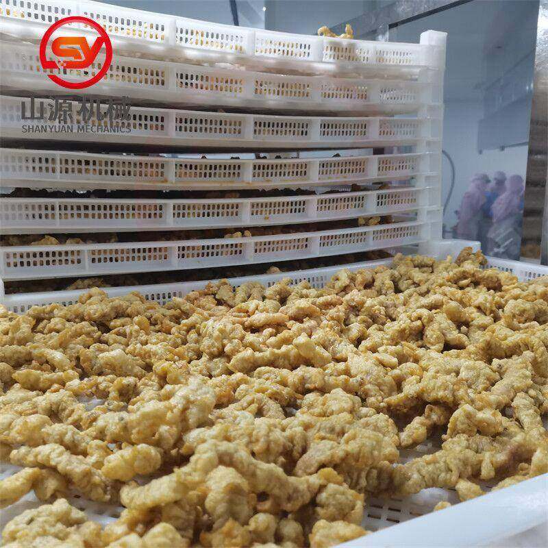 机械干炸里脊油炸设备小酥肉过油机五花肉锅包肉油炸生产线