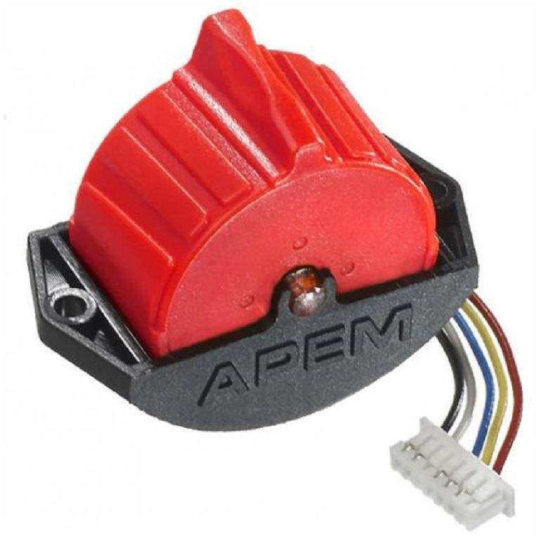 APEM滚轮进口霍尔感应式Thumbwheel拇指拨轮开关型号HRS202B8