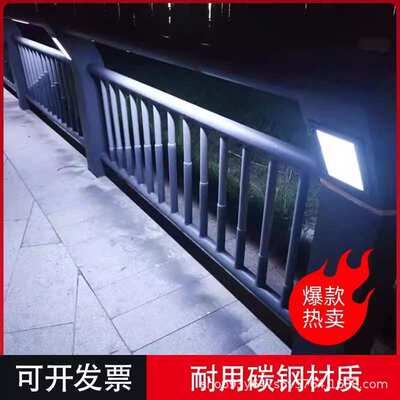 LED灯桥梁防撞护栏复合管公园景区河道景观带灯光人行道栏杆扶手