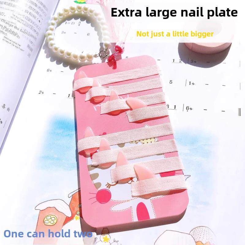 古筝指甲收纳板指甲收纳板扩展超大定制收纳盒指甲包装板琵琶指甲
