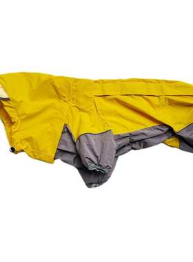 宠物狗雨衣四脚全包柯基专用中小型犬法斗巴哥短腿狗雨具黄色母狗