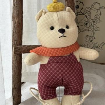 卡通BL可爱偶凉感豆抱枕玩具公仔床上靠枕儿童生陪睡学豆玩娃娃