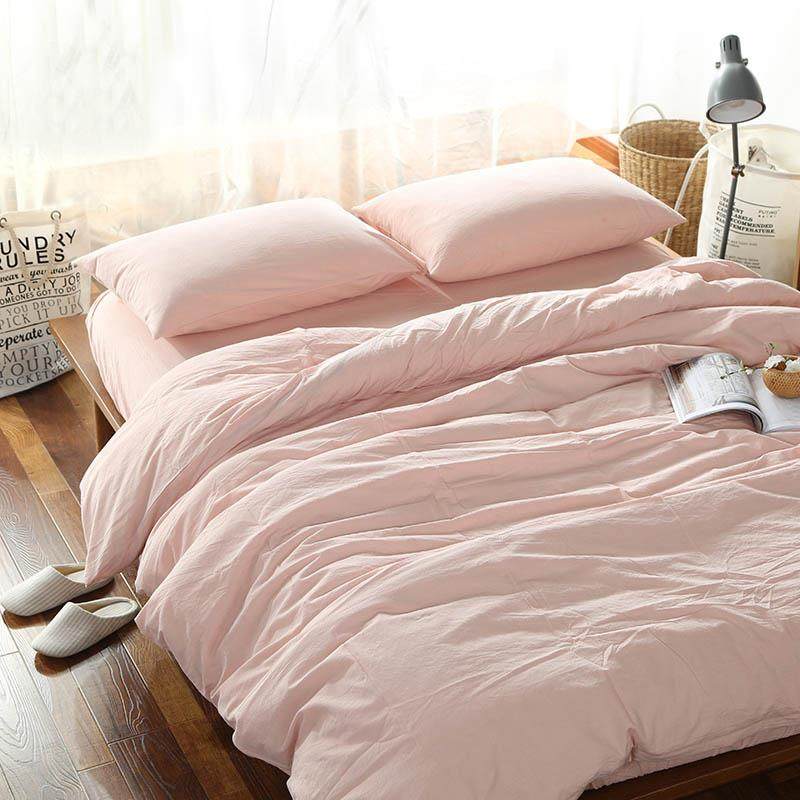 正品简约纯棉水洗棉四件套1.纯5m全色网红棉1.m床单8床笠被套床上,床上用品,床品套件/四件套/多件套,淘宝优惠券,粉丝福利购,淘宝优惠卷