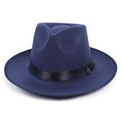 hat male retro woolen Fedora jazz top British Michae