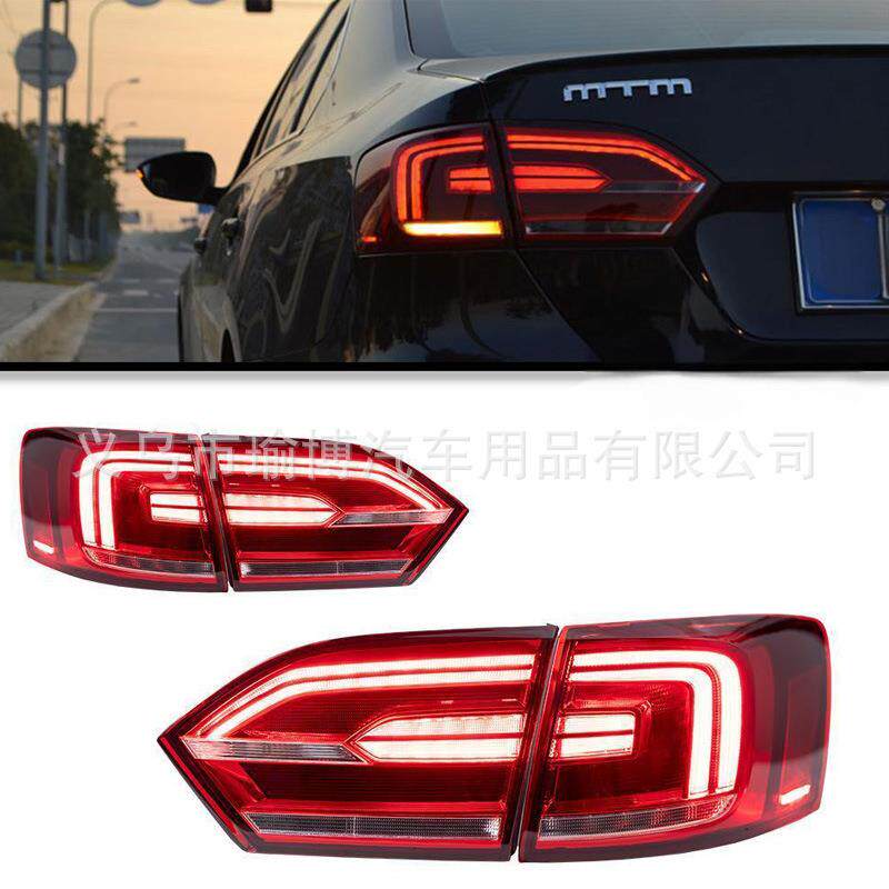 适用2012-2014大众速腾SAGITAR led尾灯改装刹车灯taillight