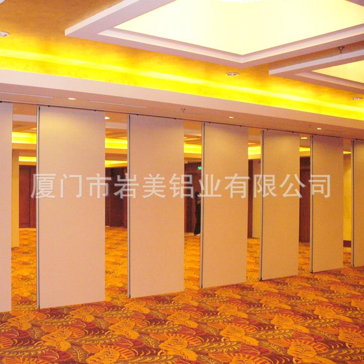 厂家现货 防潮活动隔断墙 餐厅活动隔断墙 铝合金滑动隔断墙