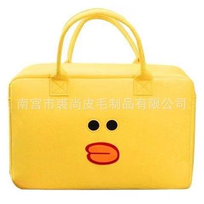 旅行包行李袋卡通软妹容量旅行包