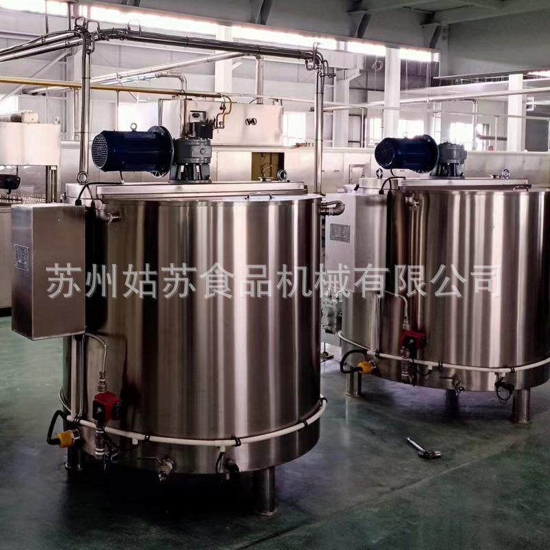 1000L不锈钢加热搅拌罐 巧克力储存设备 巧克力保温缸 巧克力设备