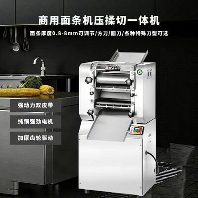 裕飞永强多功能商用大型全自动电动面条机制面机揉切面和面All