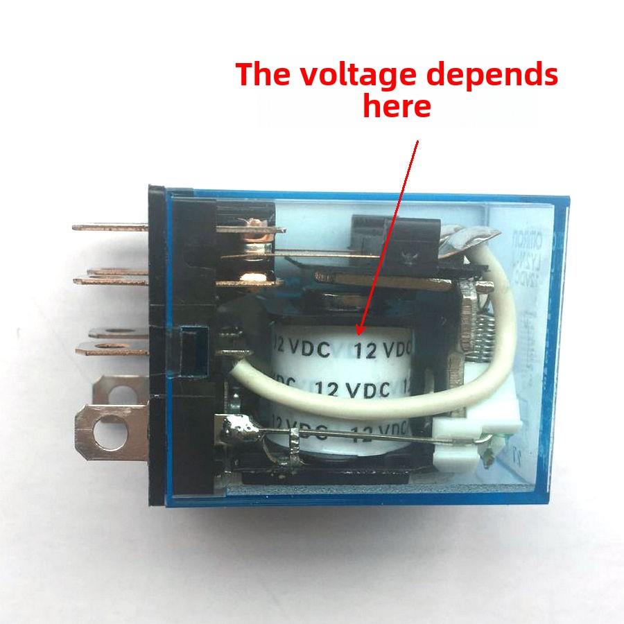大型8针10A110Vac小型中间继电器Ly2N-J 220V/Dc24V/110/380/48/3