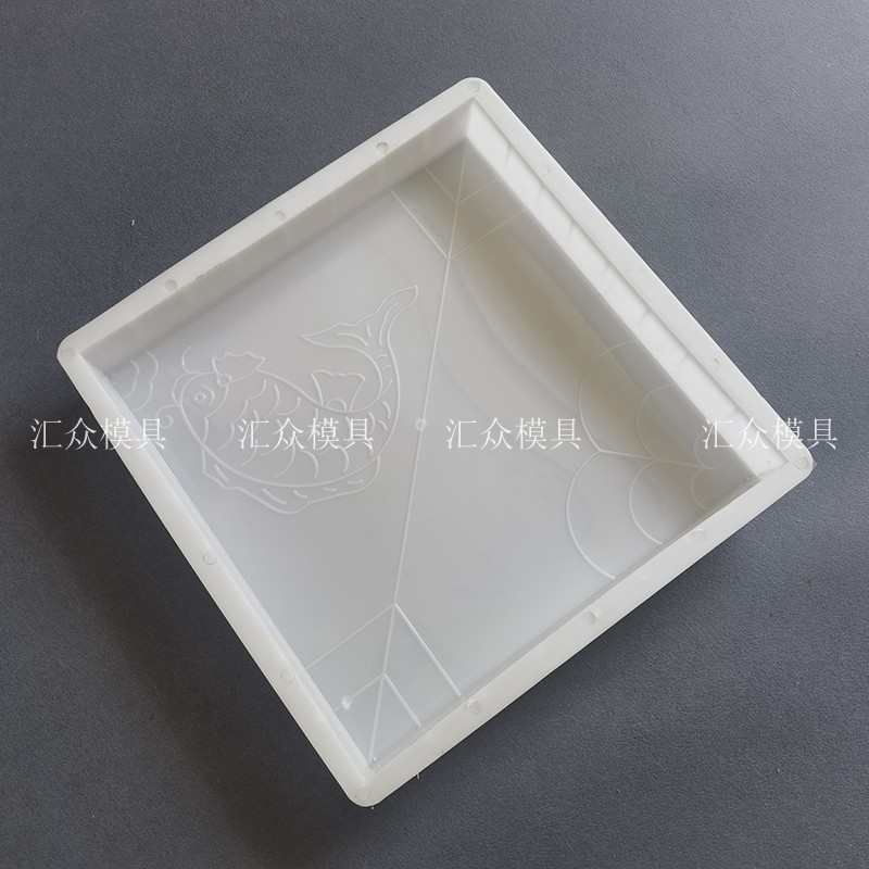 防滑彩砖水泥地砖塑料模具市政人行道步道砖户外庭院铺路地板模具