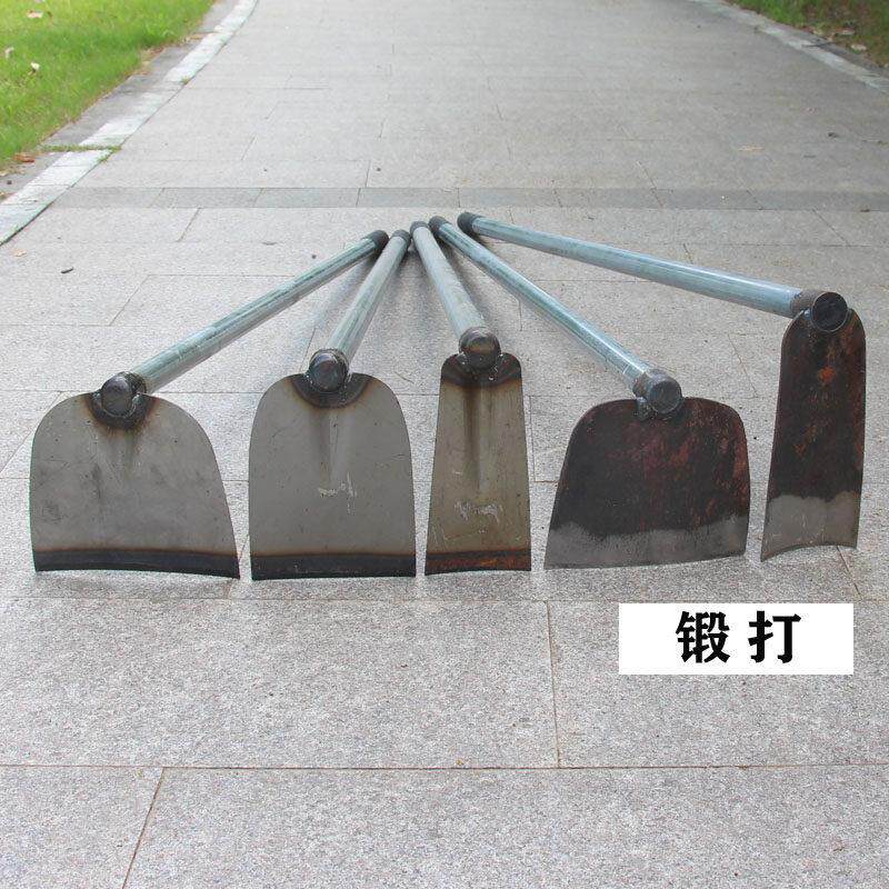 钢管铁柄大锄头 种菜农用锄头 除草锄挖地园林 锻打锄