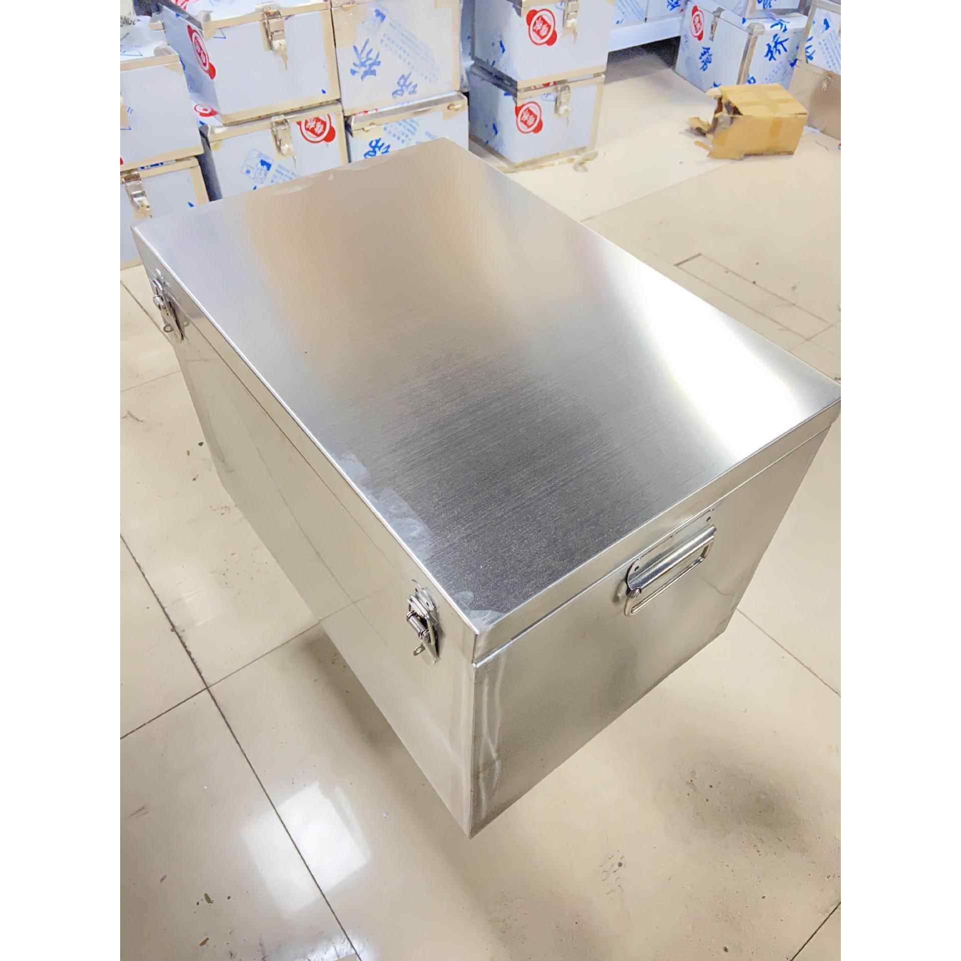 304具不锈钢工158箱加厚盒大号家用长方箱形箱子收纳储物子定做