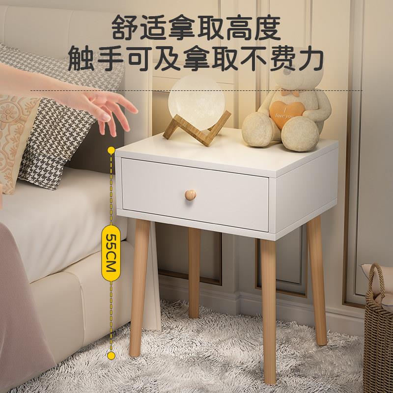 青少年床头柜儿童小型家用床边柜替品卧室简约孩小柜子储物柜