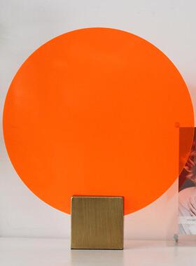 创意几何圆形简摆件代约装饰品样板现间客厅书房桌面GZH风屏玄关