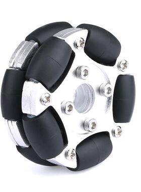 福来轮全向轮 58mm 金属全向轮 omni Robot ROS平台全向运动