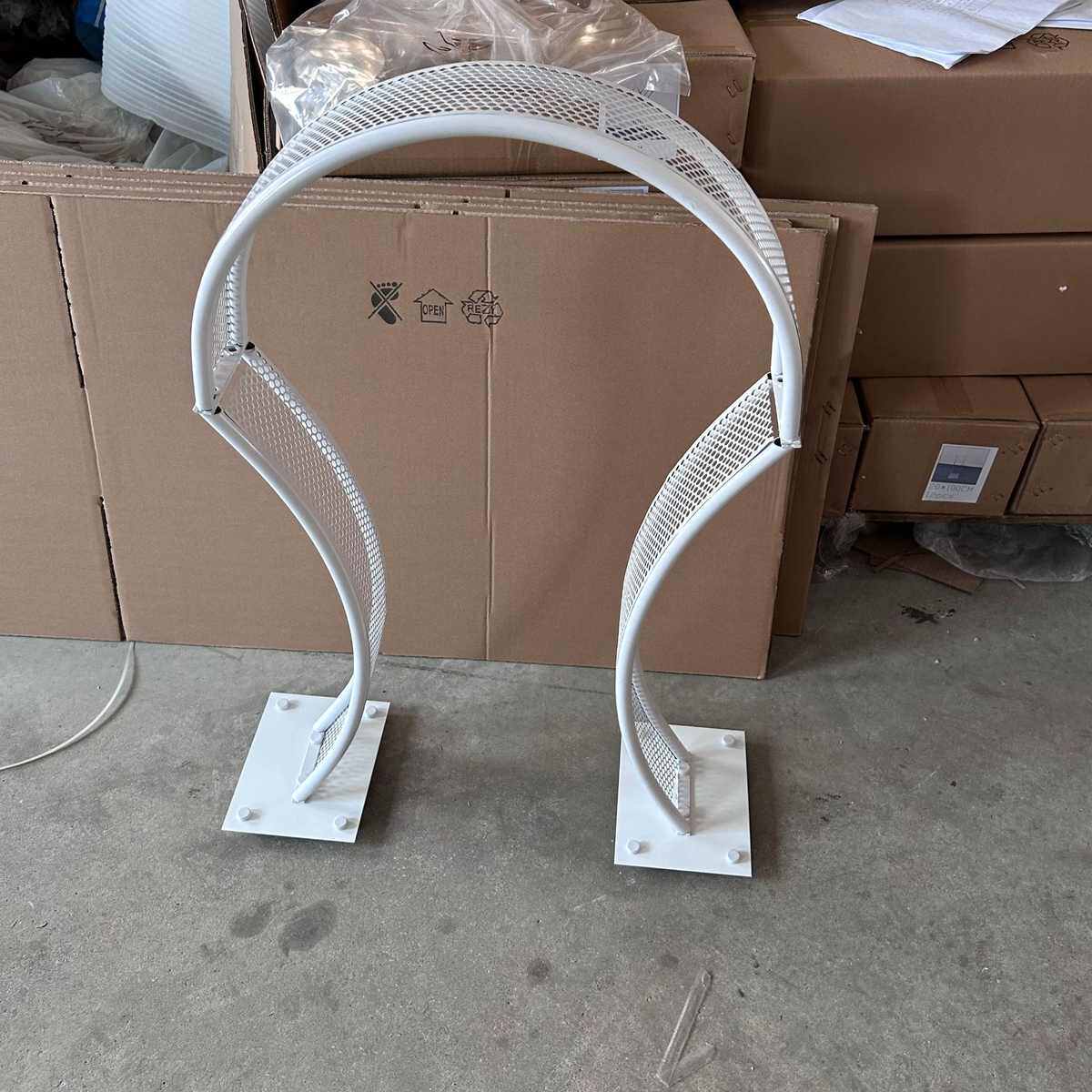 花架花器拱道具月婚礼网纹引t台路布置堂主新款金属婚礼型桌